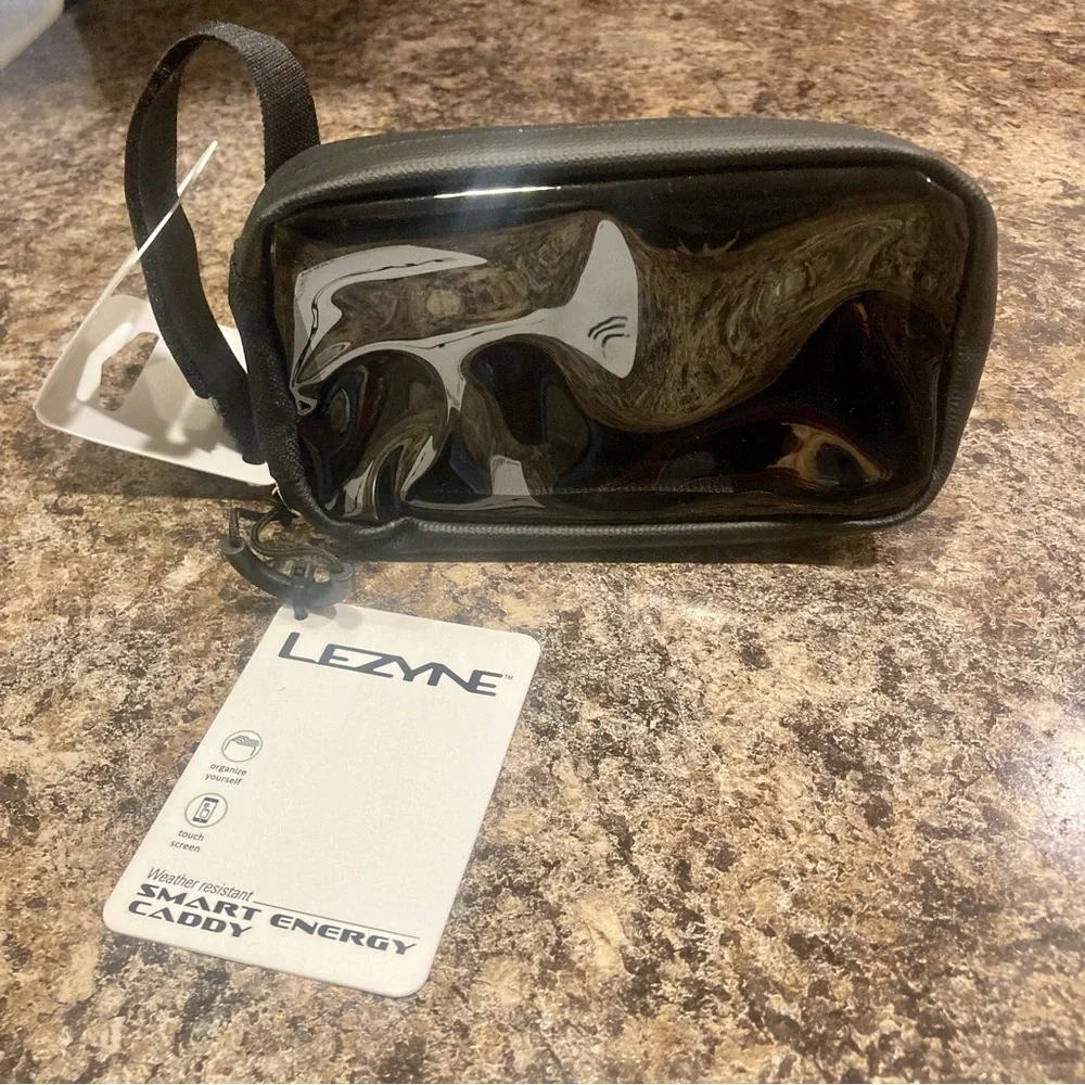 NWT Lezyne Smart Energy Caddy Weather Resistant Bicycle Top Tube Smart Phone Bag